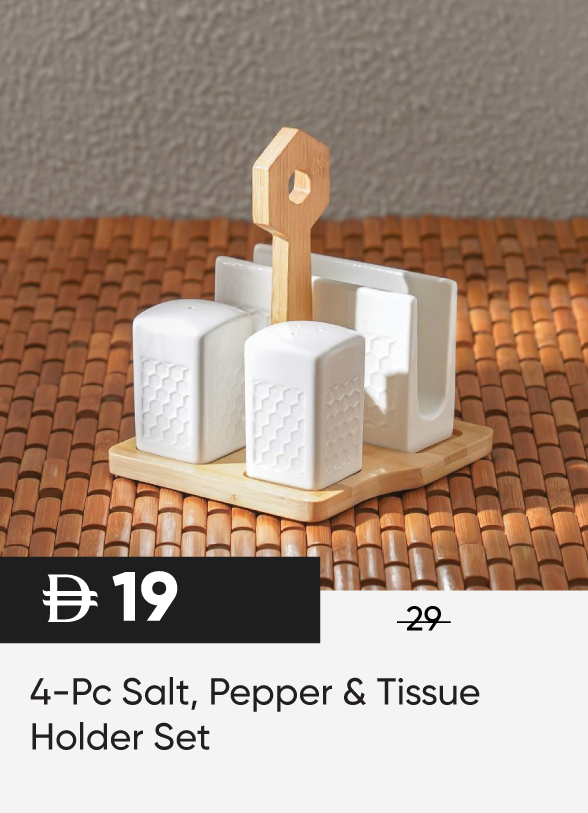 SFSU25-SD-4P Salt, Pepper & Tissue 